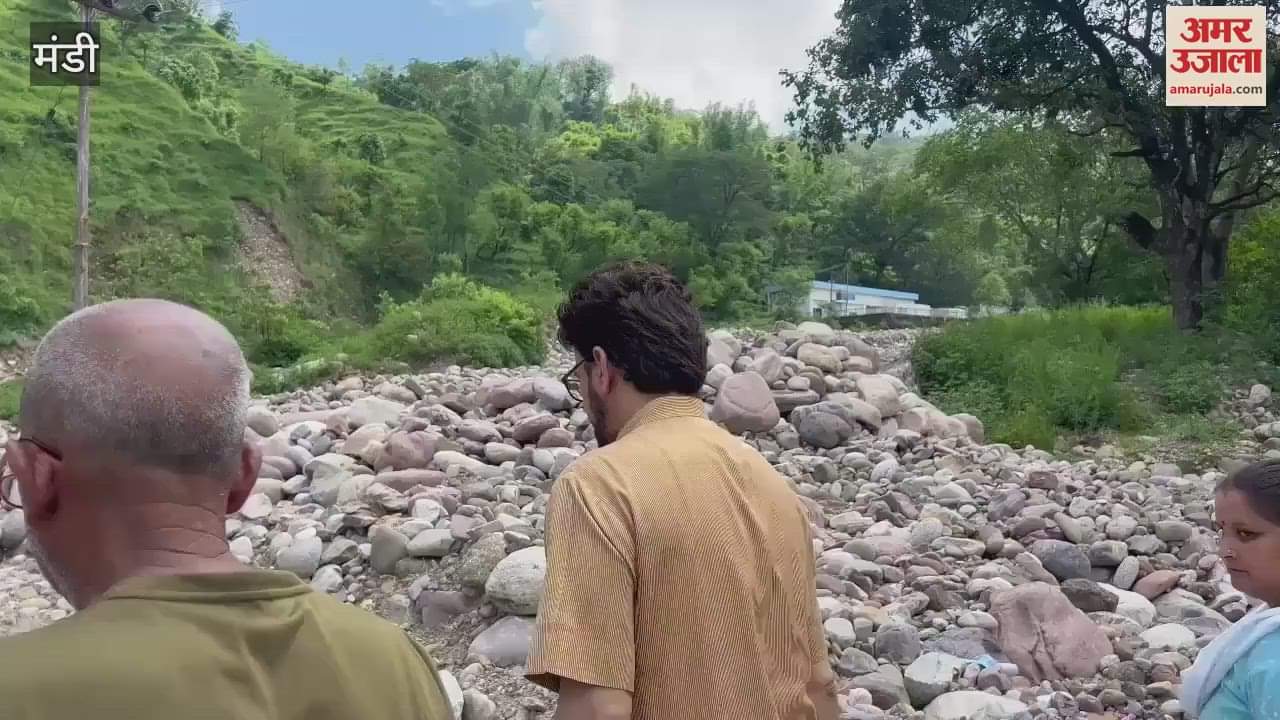 Mandi MP Anurag Singh Thakur listened to the problems of disaster-affected families