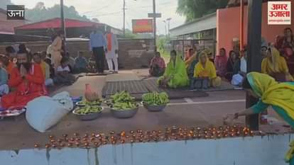 Una Havan Yagna held at Dumkhar Gaushala for peace of the souls of those who died in the Mandi tragedy