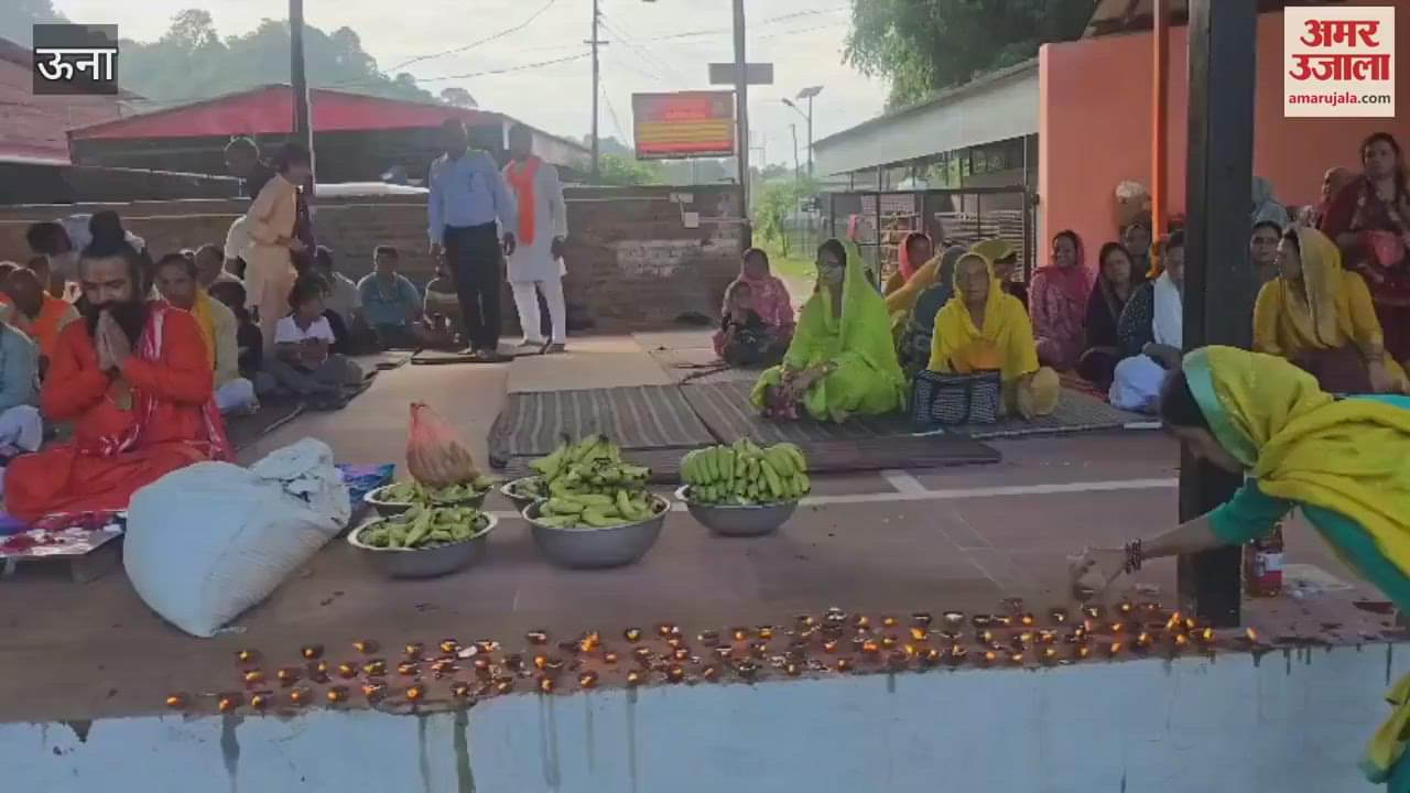 Una Havan Yagna held at Dumkhar Gaushala for peace of the souls of those who died in the Mandi tragedy