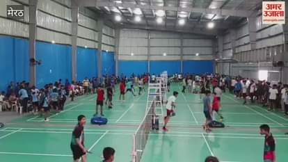 Meerut: Teams from 150 schools reached Radha Govind Public School for CBSE badminton tournament