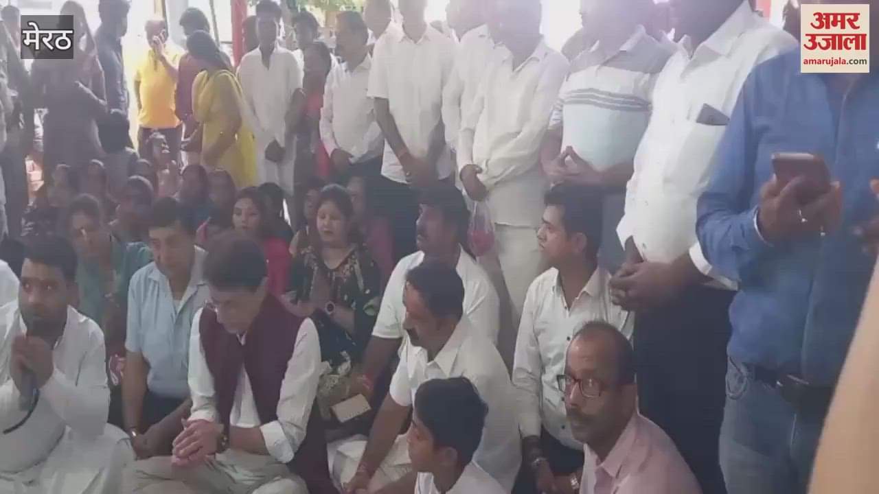 Meerut: Khatushyams statue installed in Tilak Park located in Sadar, MP Arun Govil also participated