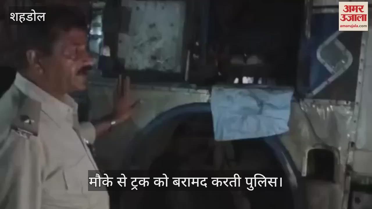 A truck parked at a petrol pump was stolen and hidden in the forest, police recovered it