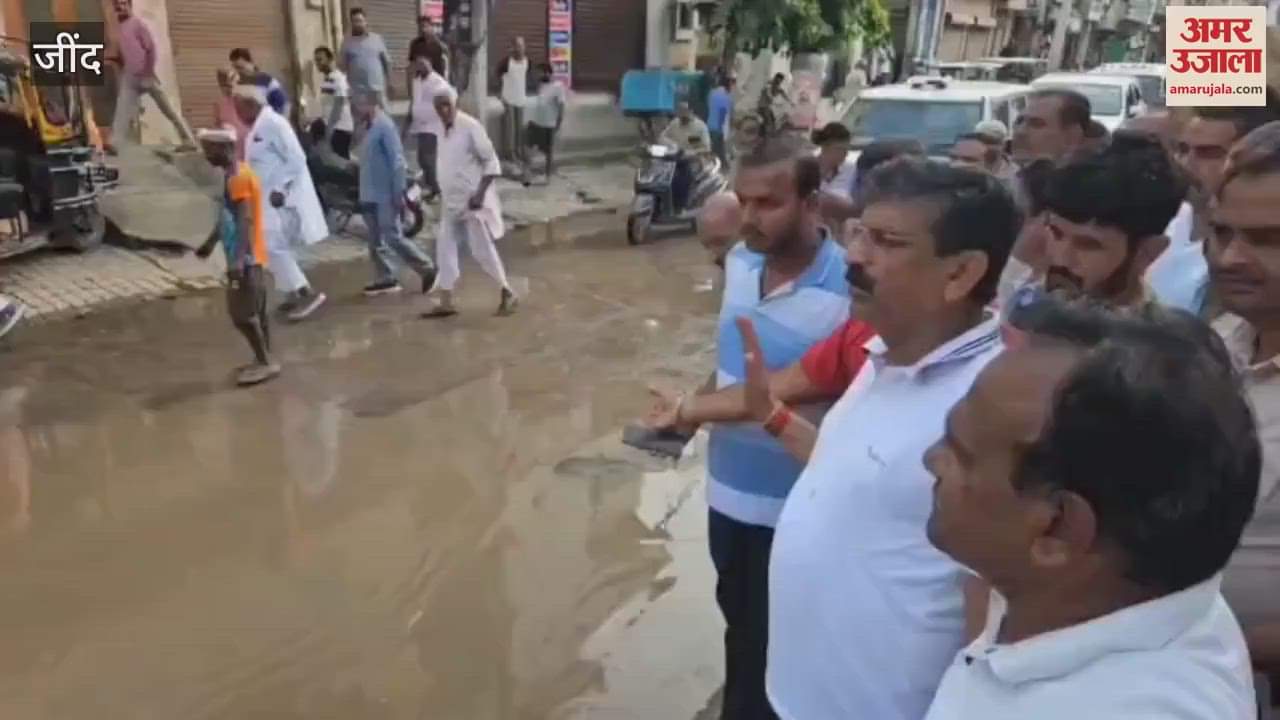 Cabinet Minister Krishan Kumar Bedi inspected roads in Jind's Narwana and checked the rainwater drainage system