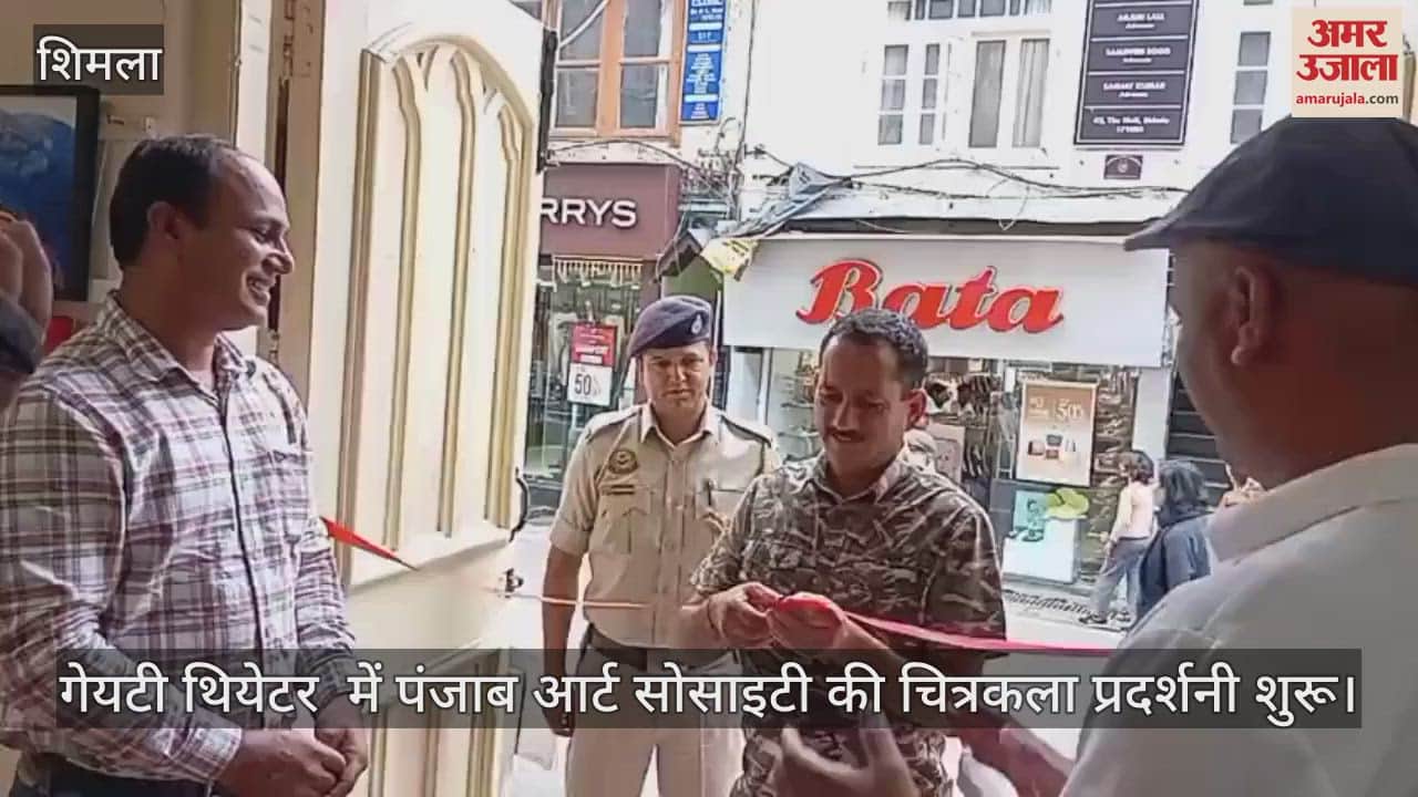 Painting exhibition of Punjab Art Society begins at Gaiety Theatre