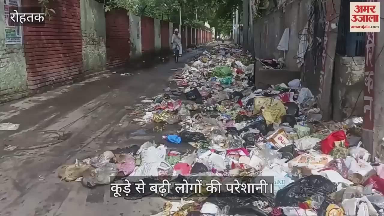 garbage scattered on the road