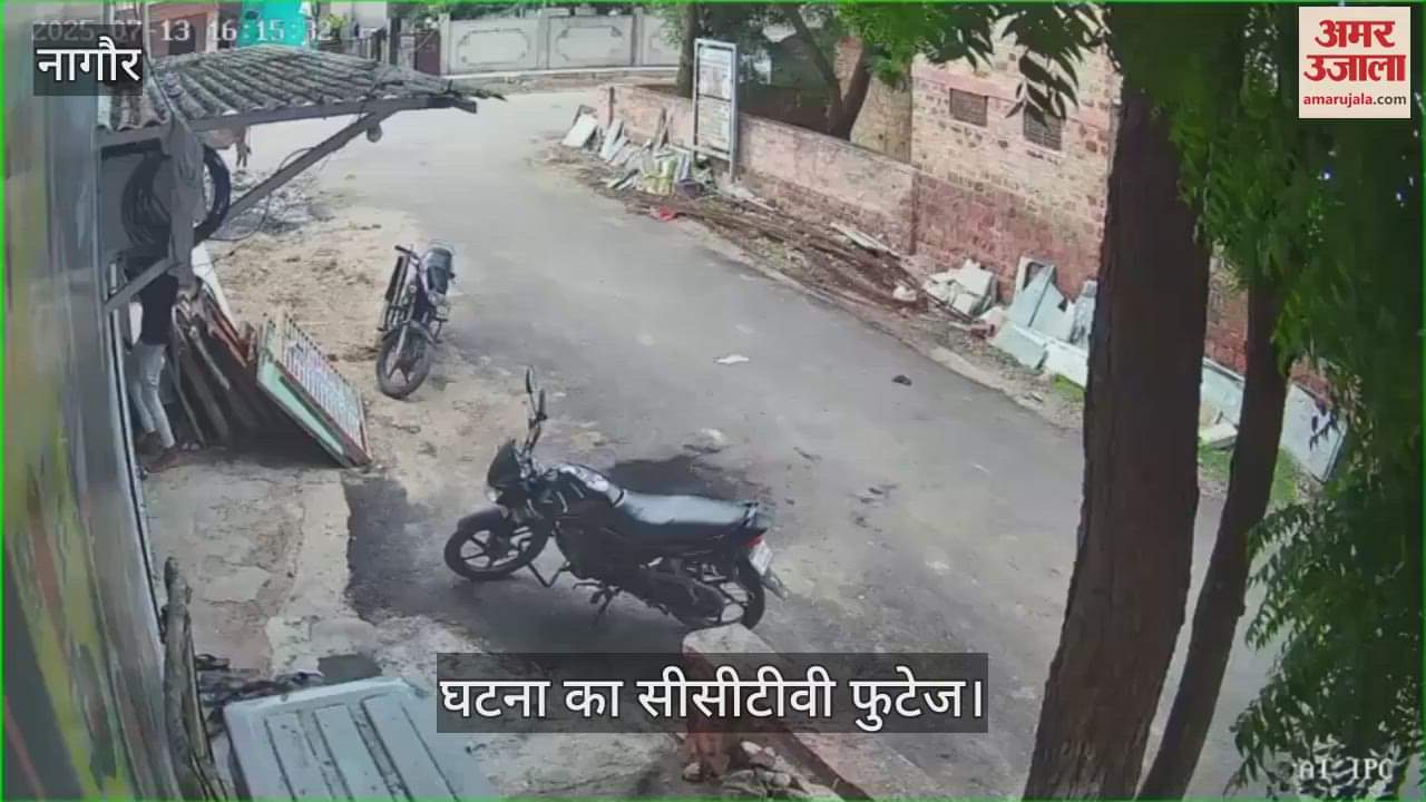 Nagaur News: Two people walking on foot were crushed by a car, one died; other was seriously injured