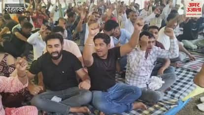 Contracted employees in Rohtak are waiting for 19th, Sarv Khap Panchayat will be held on 20th