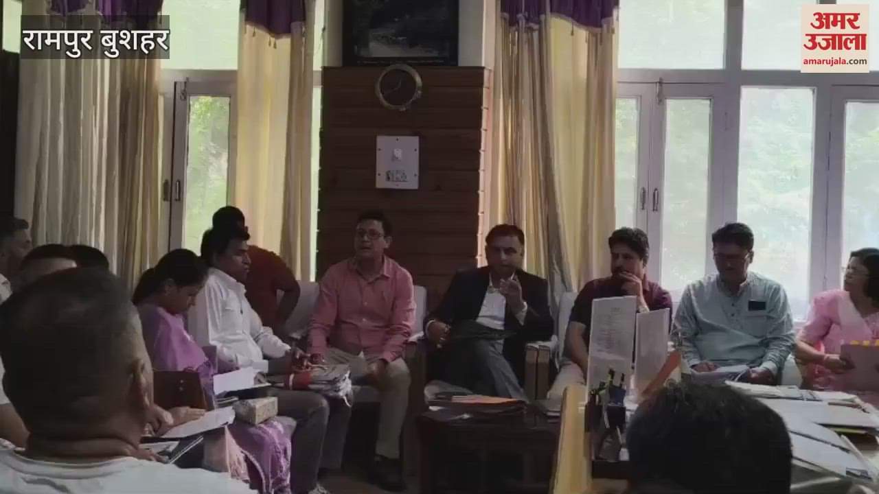 Rampur Bushahr affected people raised the demand Luhri project affected people should get compensation for crops and cracks soon