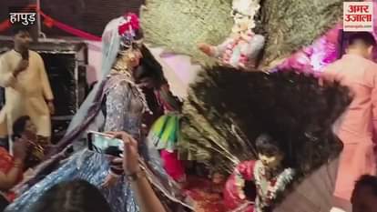 Shiva Parvati marriage on the first Monday of Sawan in Hapur, procession of Bholenath taken out