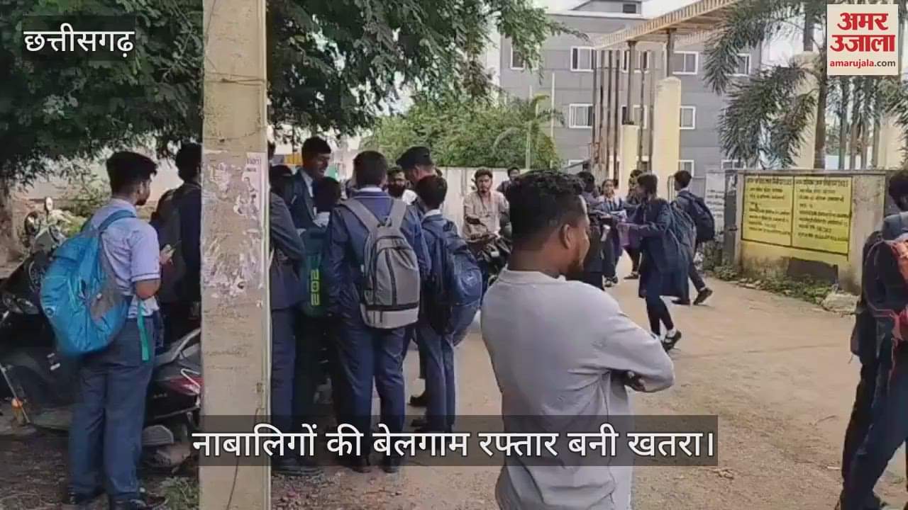 The unbridled speed of minors in Kondagaon has become a danger in Kondagaon