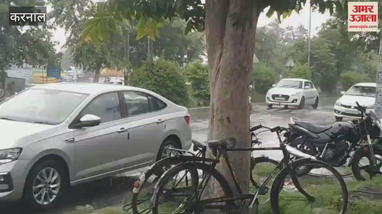 Rain brought relief from heat in Karnal, but waterlogging at the old bus stand troubled e-rickshaw drivers