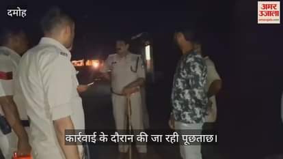 Police raided the butcher market in search of accused of cow slaughter