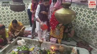 On first Monday of Sawan huge crowd of devotees gathered in Ganganagari Garh