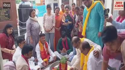 Meerut: Rotary Club performed Rudrabhishek