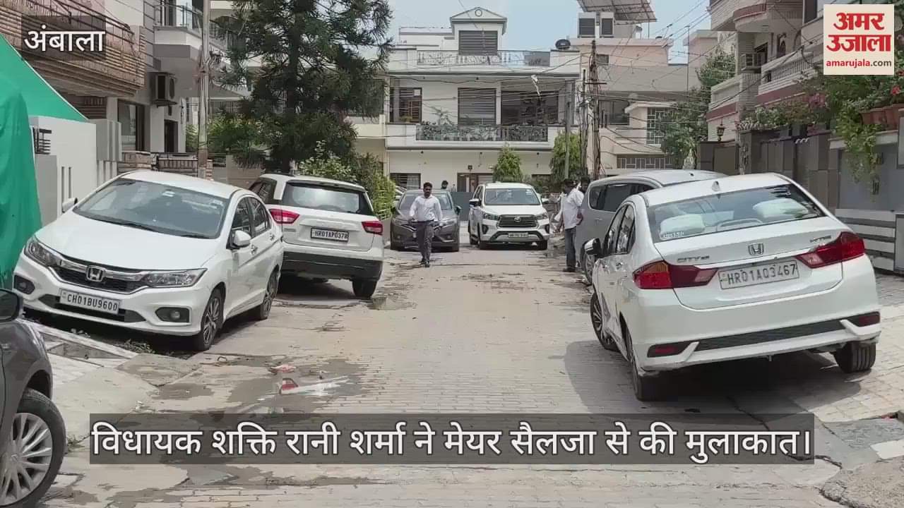 MLA Shakti Rani Sharma met Mayor Selja in Ambala