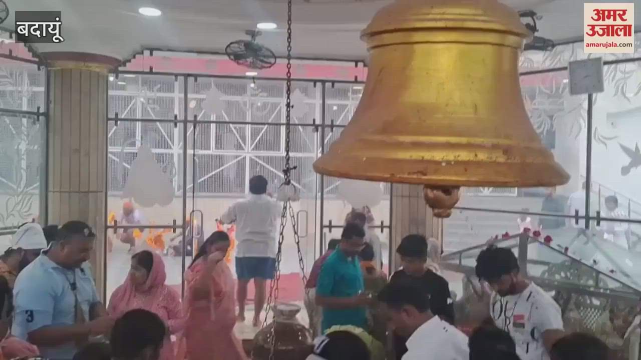devotees gathered in Badaun's Biruaabadi temple
