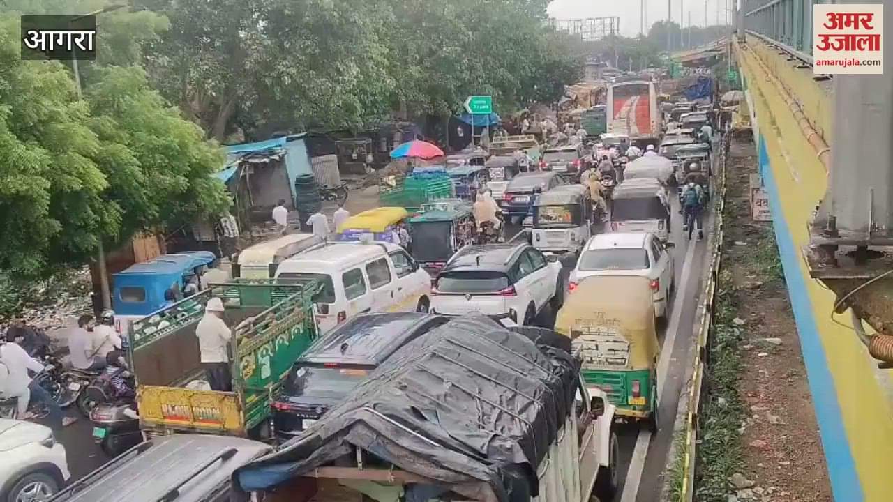 Roads were flooded with water due to rain