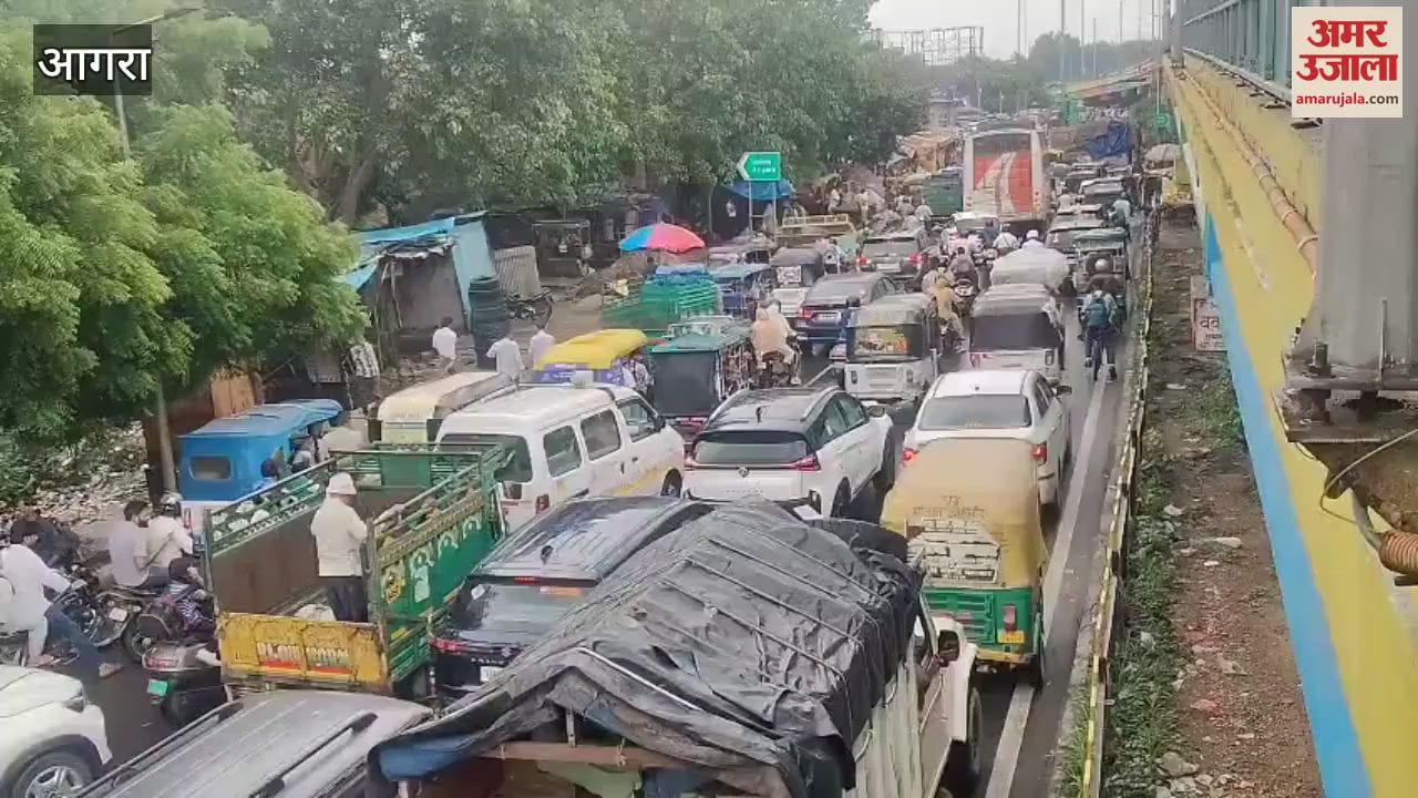 Roads were flooded with water due to rain