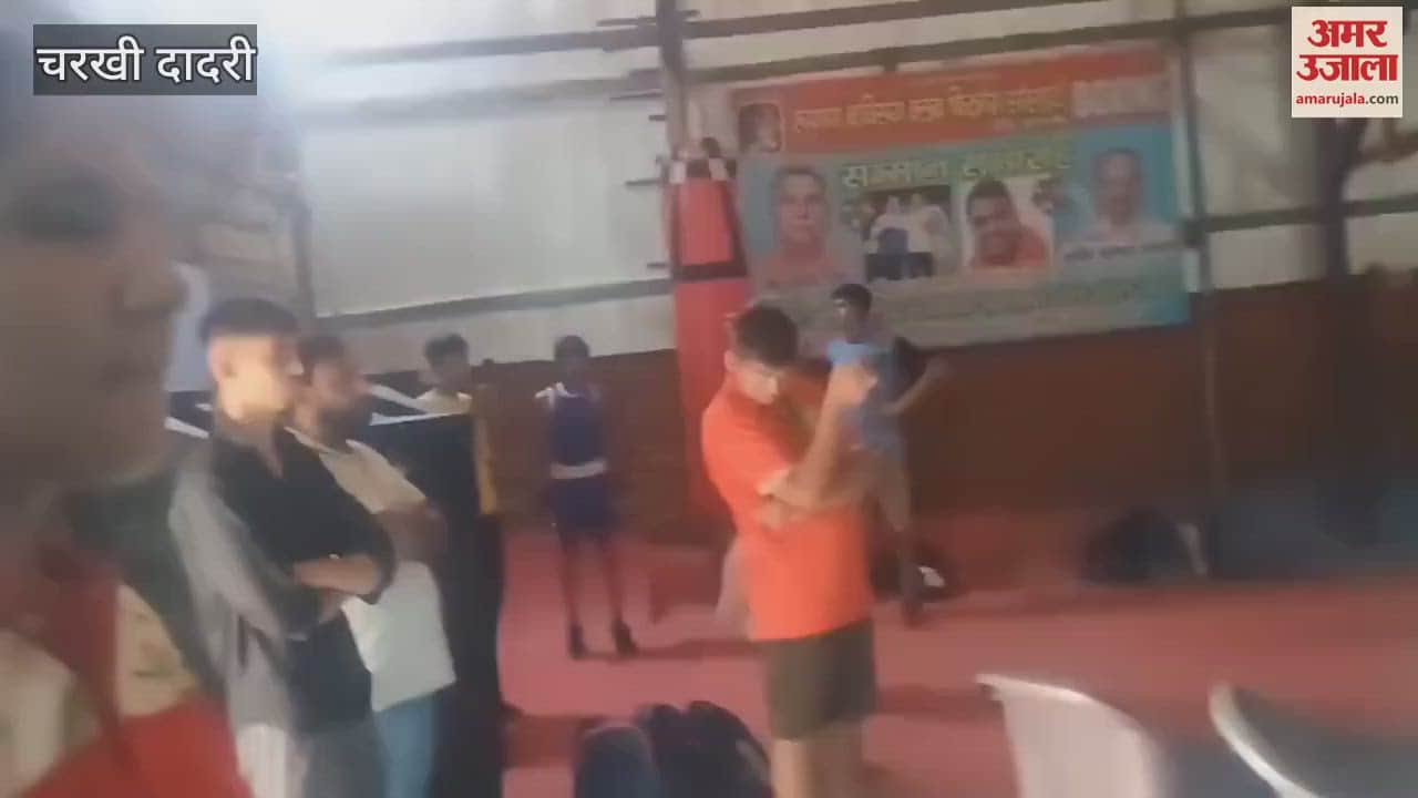 Saurav, Jatin, Miraj and Rupresh became winners in the district level boxing competition in Charkhi-Dadri