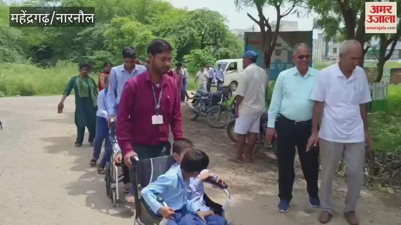 Plants were planted in Santosh Memorial Rehabilitation Center in Narnaul under the campaign 'One tree in the name of Divyangjan'