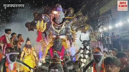 Muzaffarnagar: Shivji's tableau is making waves in Kanwar worth Rs. 10 lakhs