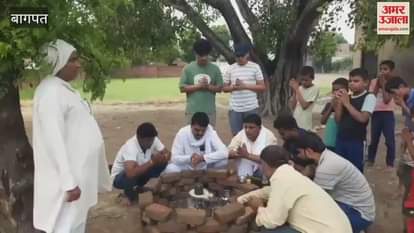 Baghpat: Shivling found while plowing the field