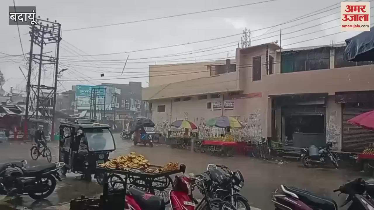 Weather changed due to rain in Badaun