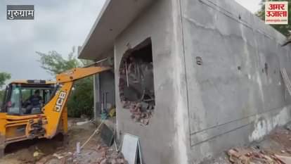 DTP bulldozer runs in five illegal colonies in Gurugram