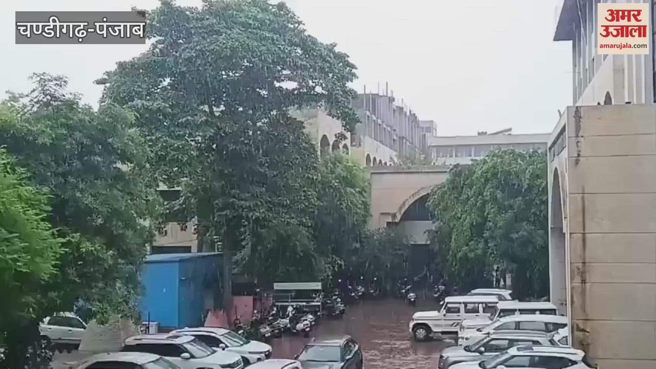 Weather changed in Moga, heavy rain brought relief from heat