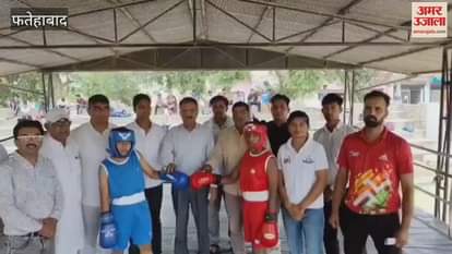District level sub junior boxing competition organized in Tohana, Fatehabad