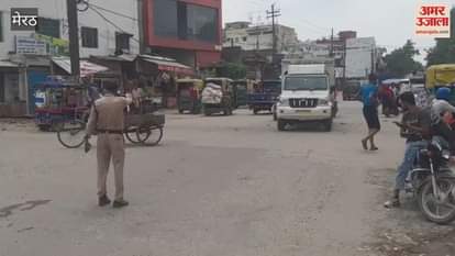 Big vehicles and e-rickshaws banned from entering Meerut city via Baghpat Adda, public faces inconvenience