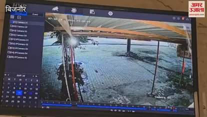 Bijnor: BJP leaders poster blackened, accused caught on CCTV