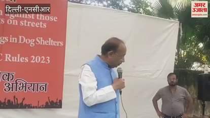 BJP leader Vijay Goyal protesting at Jantar Mantar