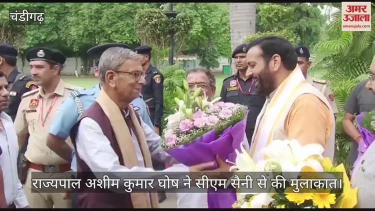 Haryana Governor Met Cm Saini – Amar Ujala Hindi News Live