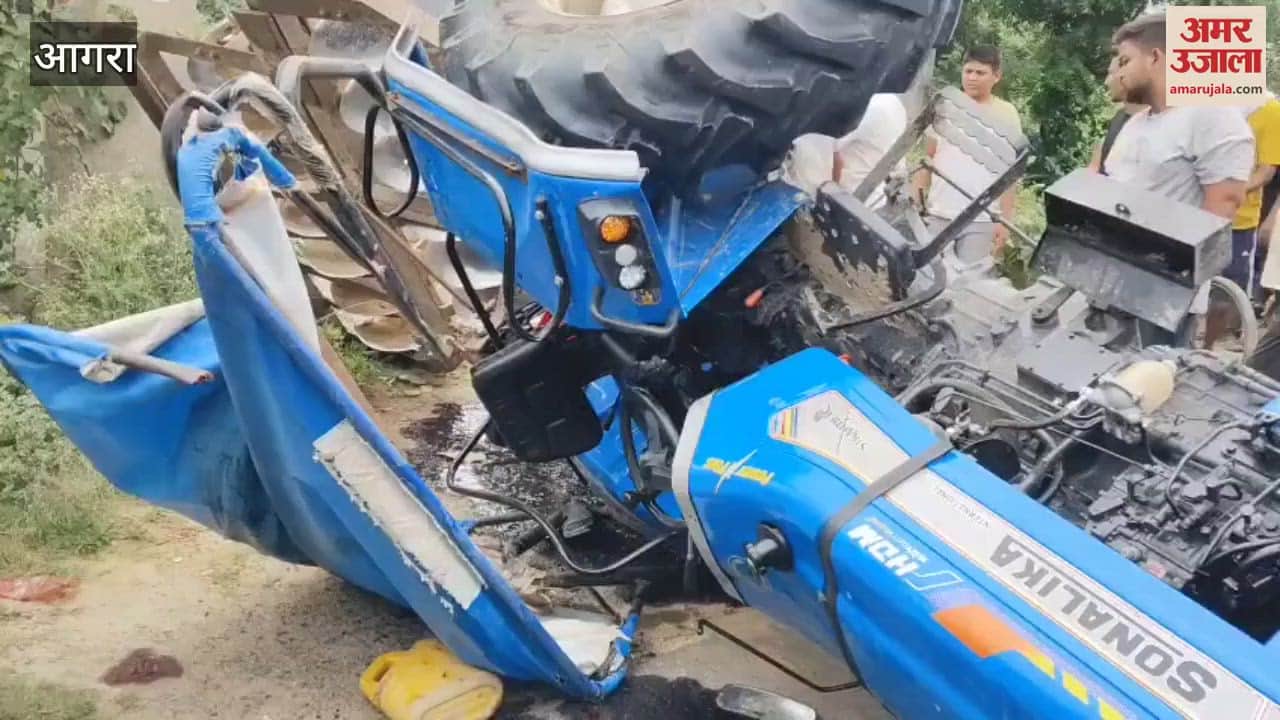 Farmer walking on foot dies after tractor overturns
