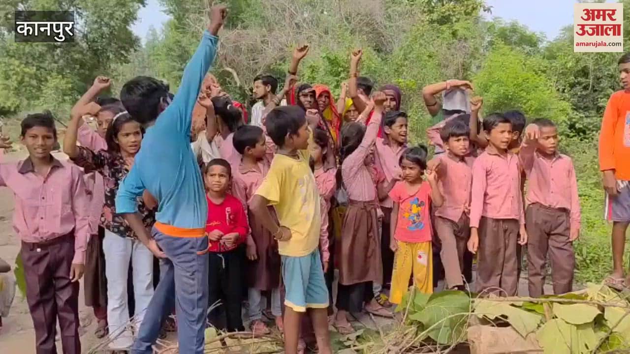 Parents blocked the road in protest against school merge