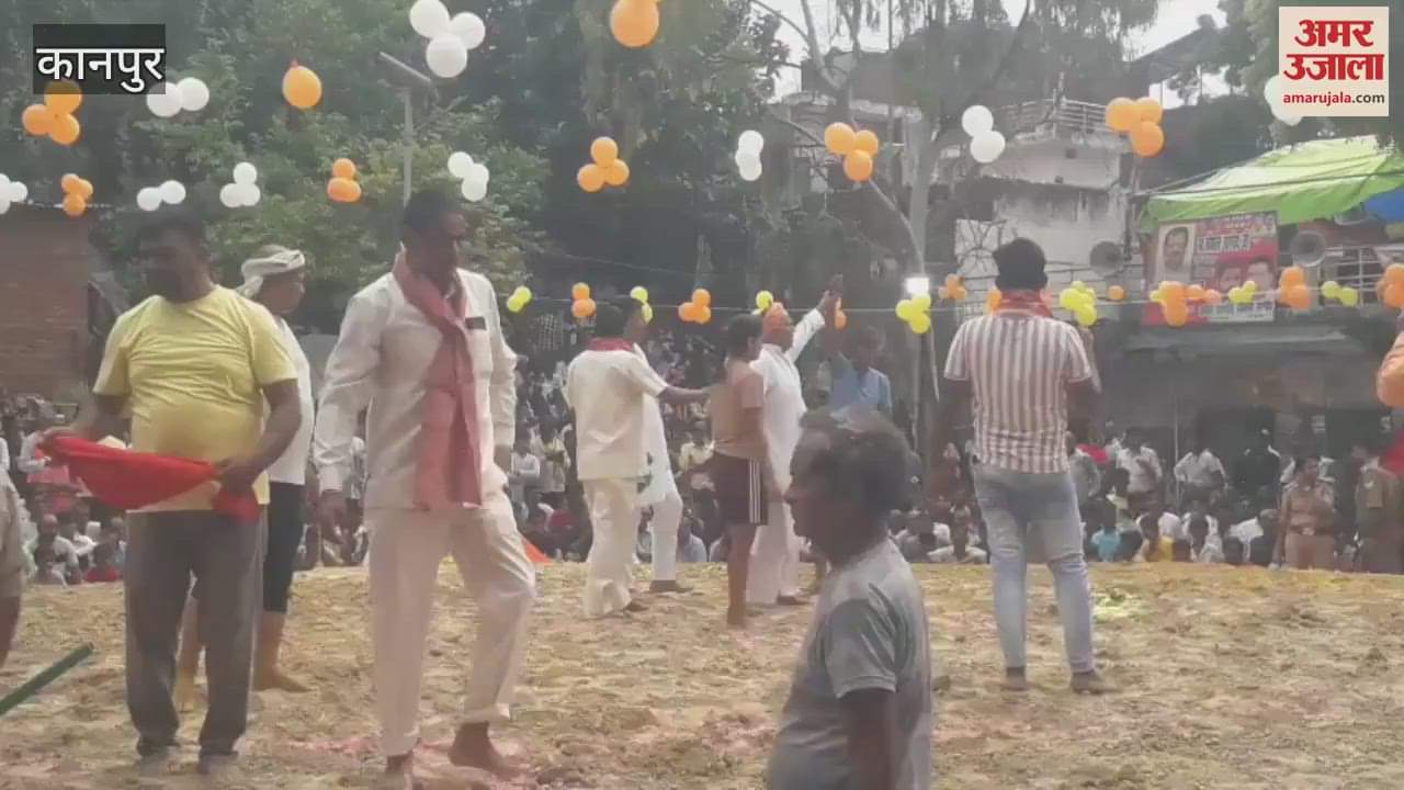 Wrestling begins at Jageshwar Mandir Arena in Nawabganj