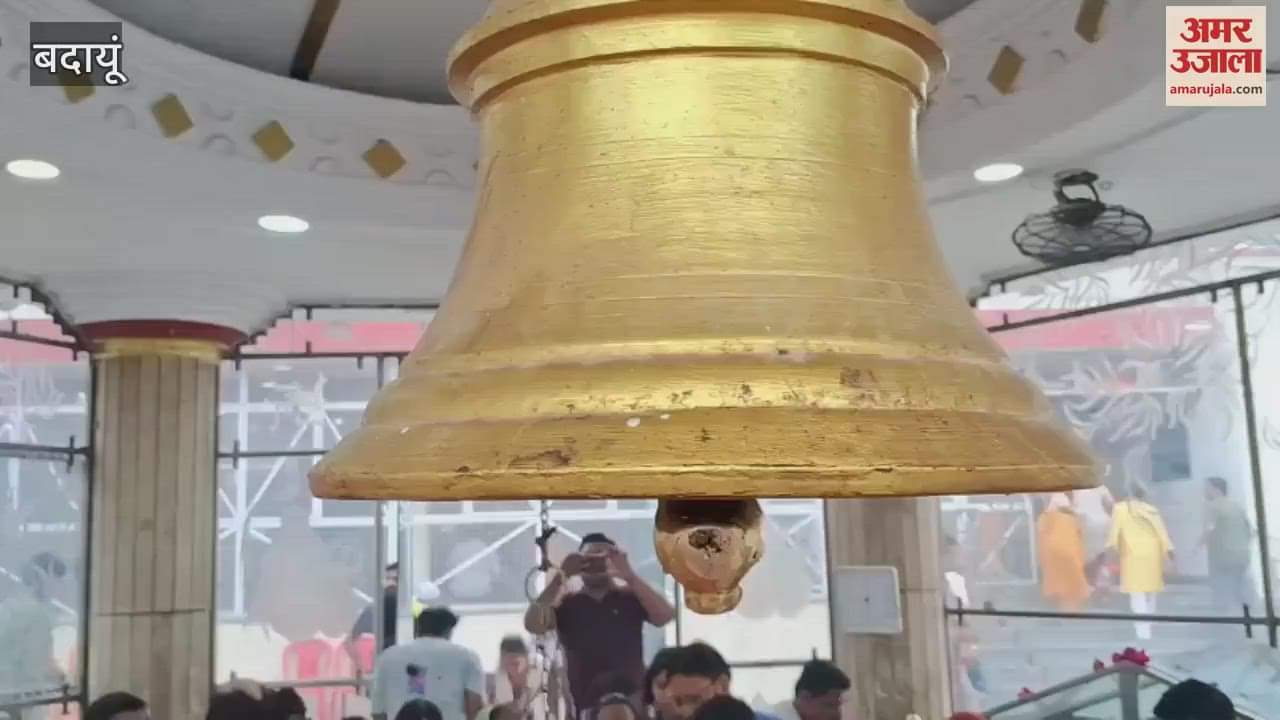 huge crowd of devotees gathered in the Shiva temples of Badaun