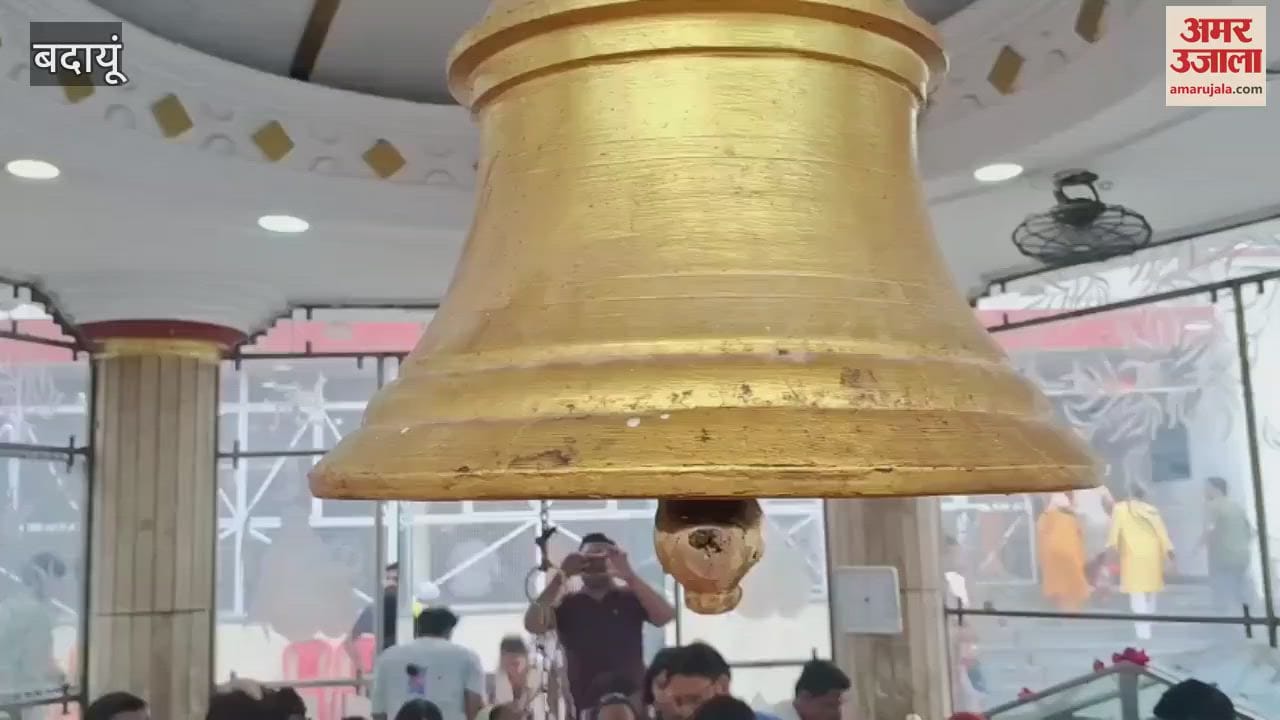 huge crowd of devotees gathered in the Shiva temples of Badaun