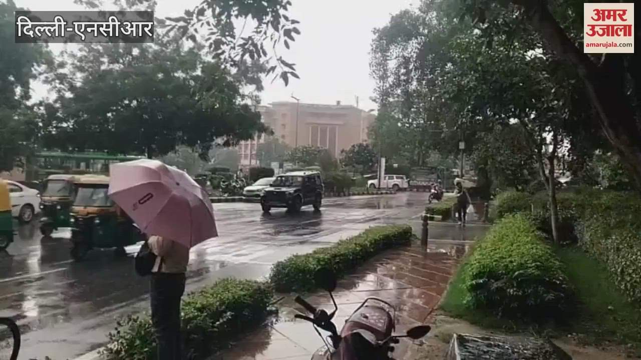After day s humidity rained in evening in many areas of Delhi
