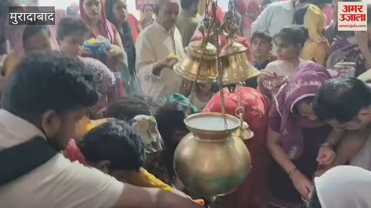 Crowds gathered at Mahakaleshwar Dham temple, devotees performed Jalabhishek