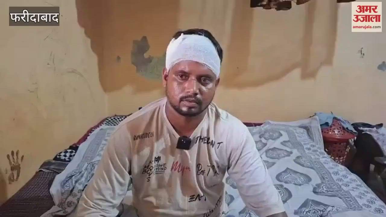 medical store owner was beaten with sticks for asking for the loan amount In Faridabad