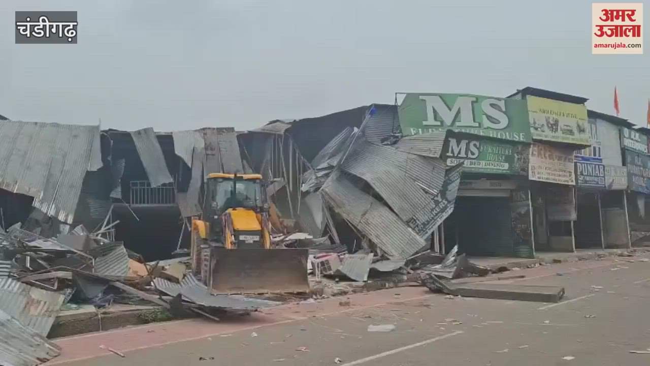 Bulldozer action on Chandigarh's furniture market