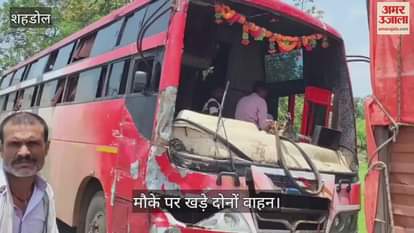 Kanwariyas narrowly escaped from Shahdol bus accident,