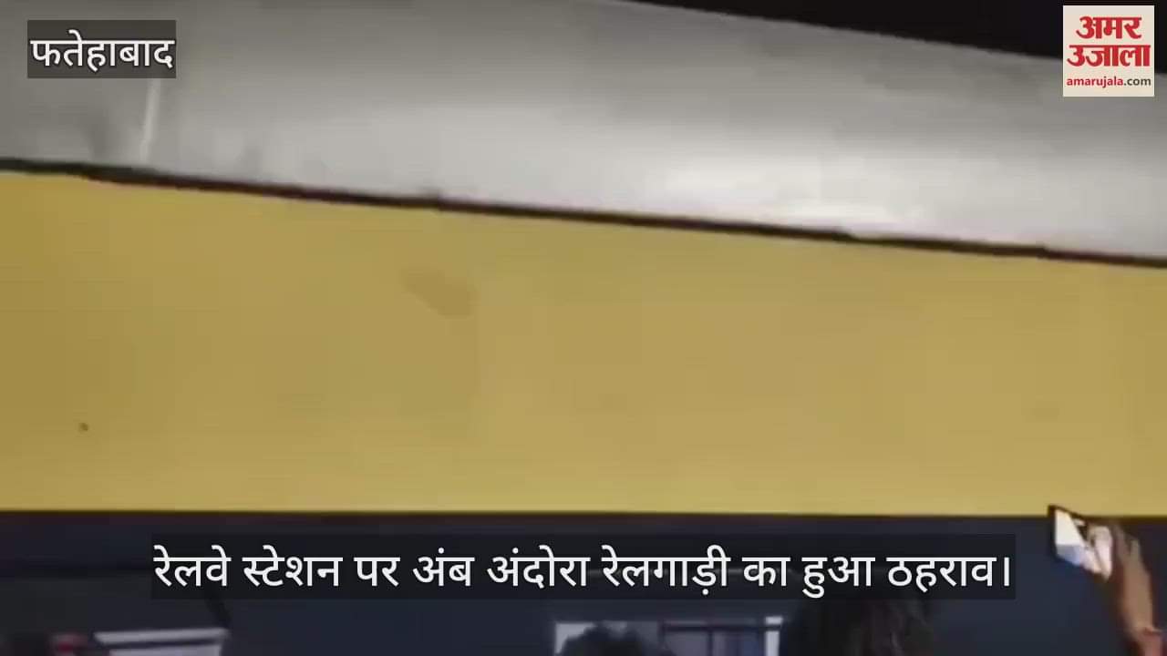 Amb Andorra train halted at railway station