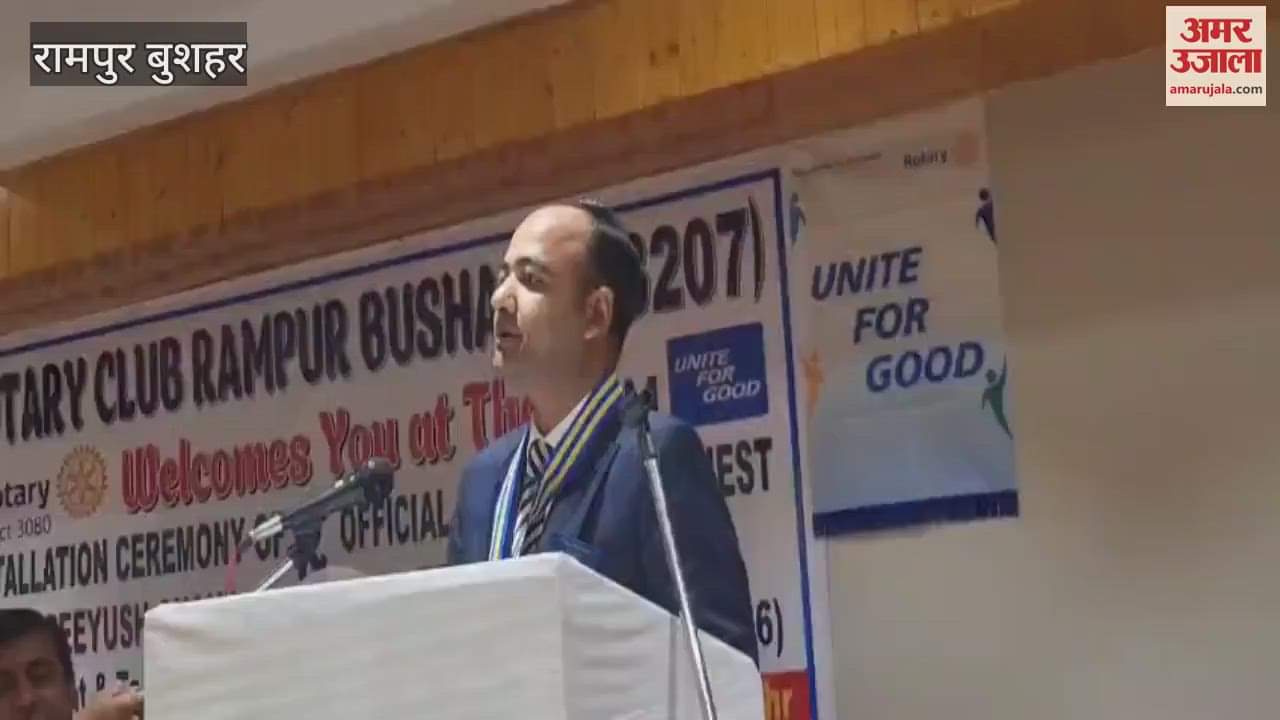 Rampur Bushahr Piyush Anand becomes President of Rotary Club for the year 2025-26