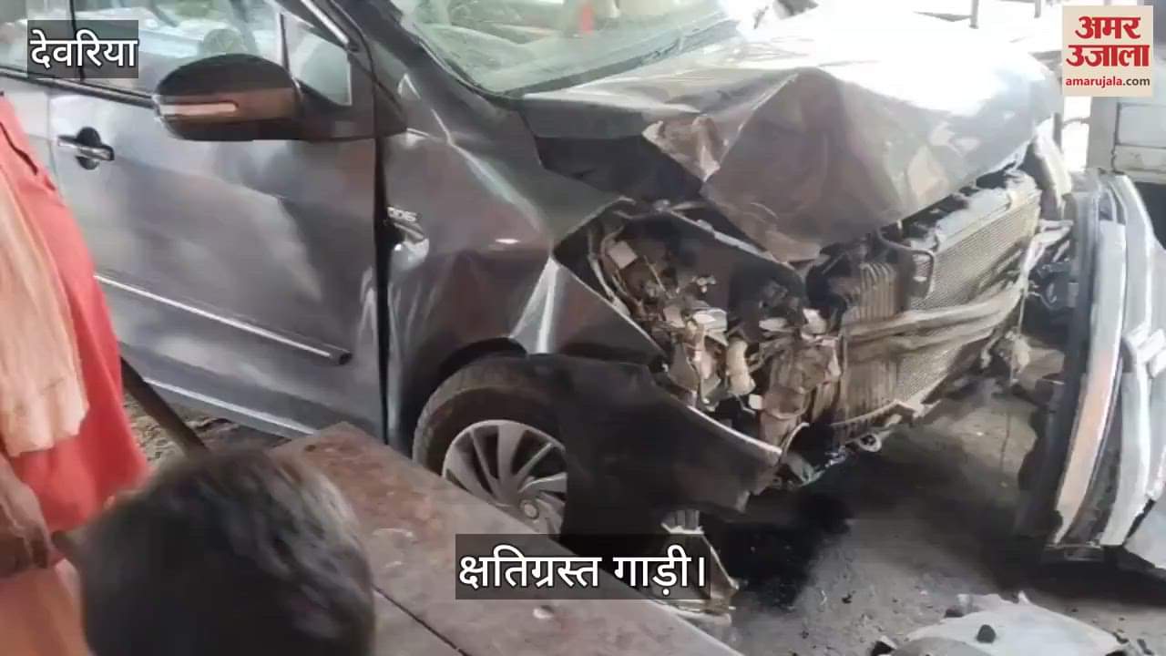 A high speed car entered a sweets shop, a major accident was averted