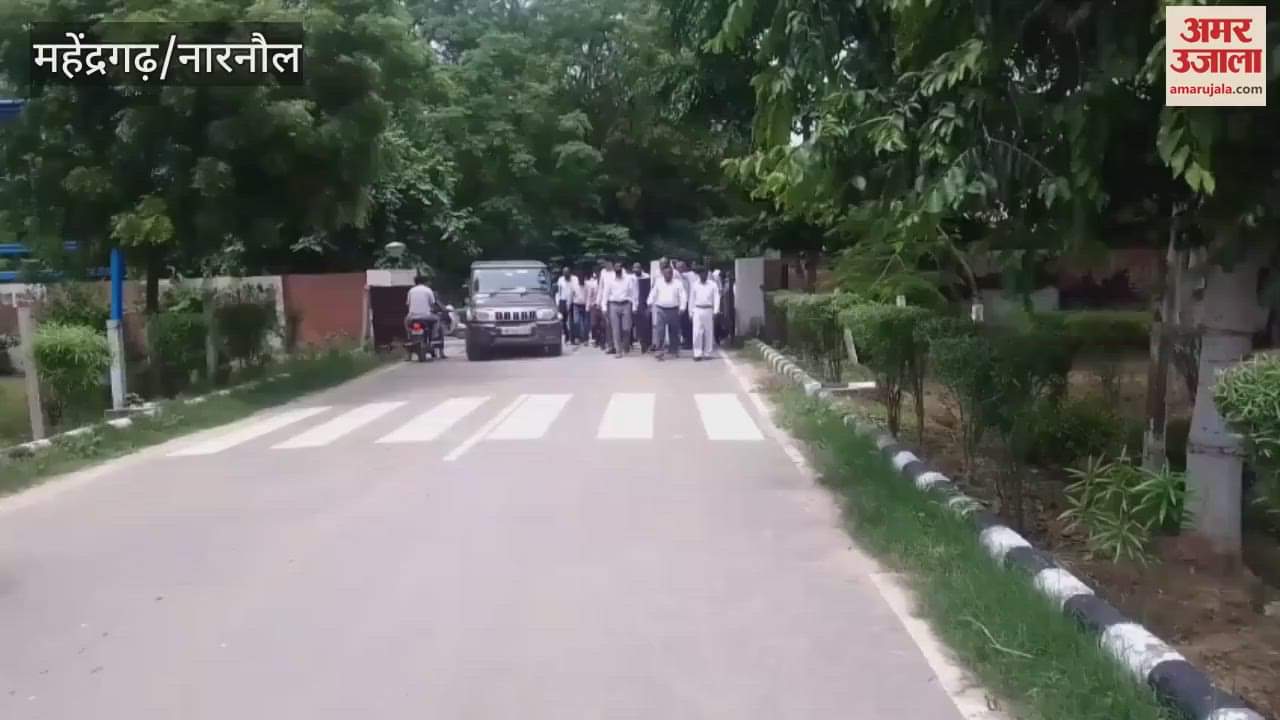 Narnaul District Bar Association took out protest march in case of assault on lawyer