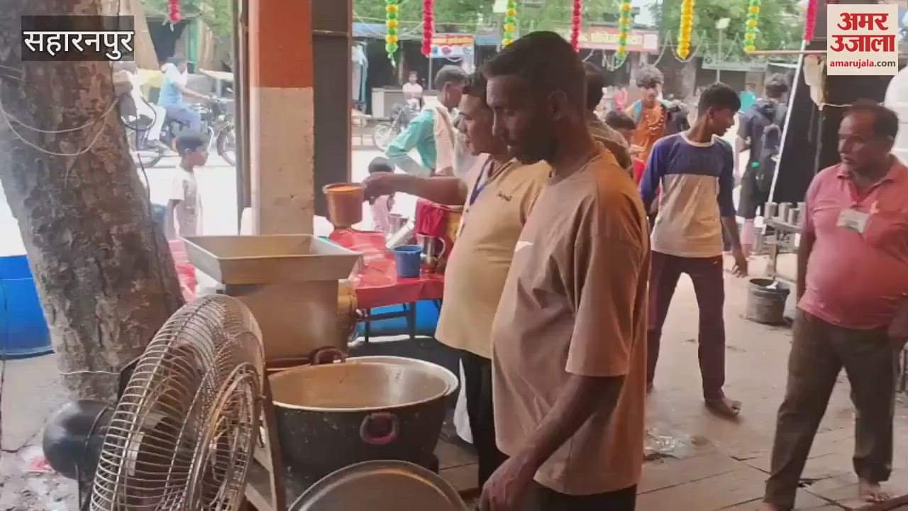 Kanwar Yatra: Kanwariyas are enjoying milk-ghegwar-jalebi, cold chaat for breakfast and vegetable-puri for dinner