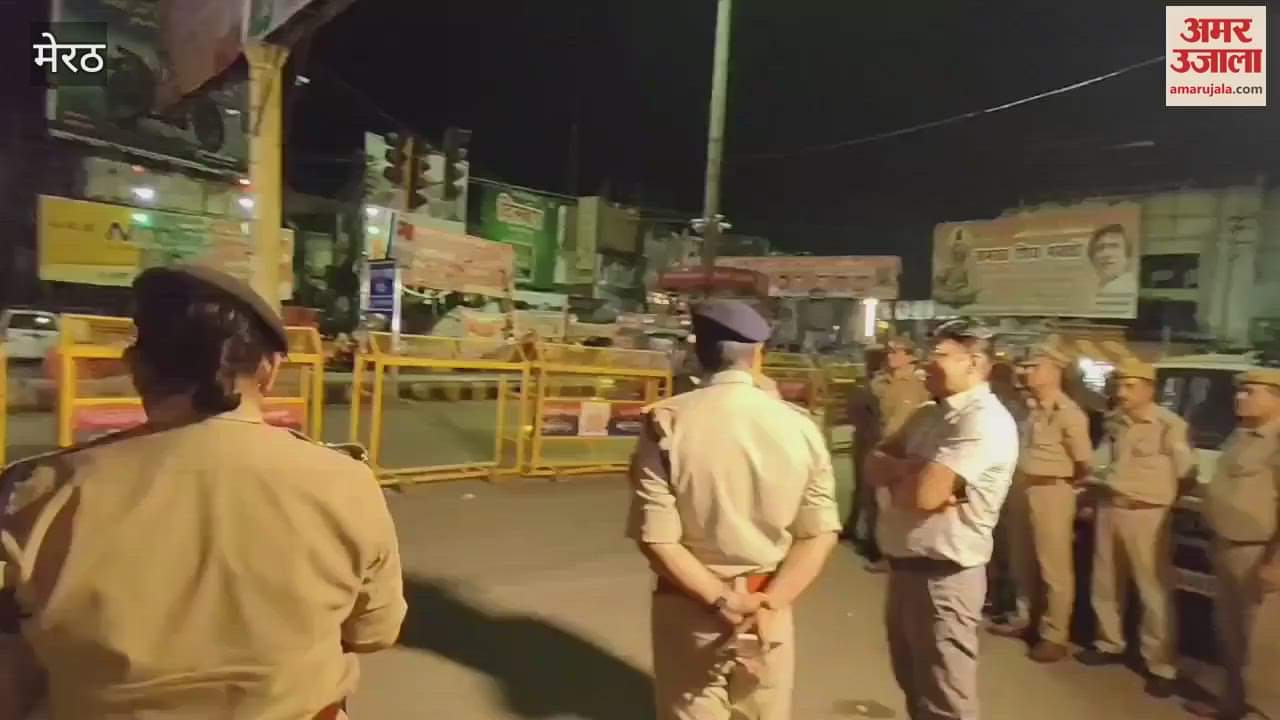 Meerut: Route for Kanwariyas to Aughadnath temple is ready, DIG inspected the arrangements